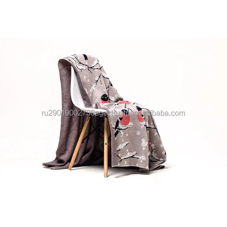 Best quality knit cover blanket for winter hand crafted in traditional style manufacturer prices women knitwear