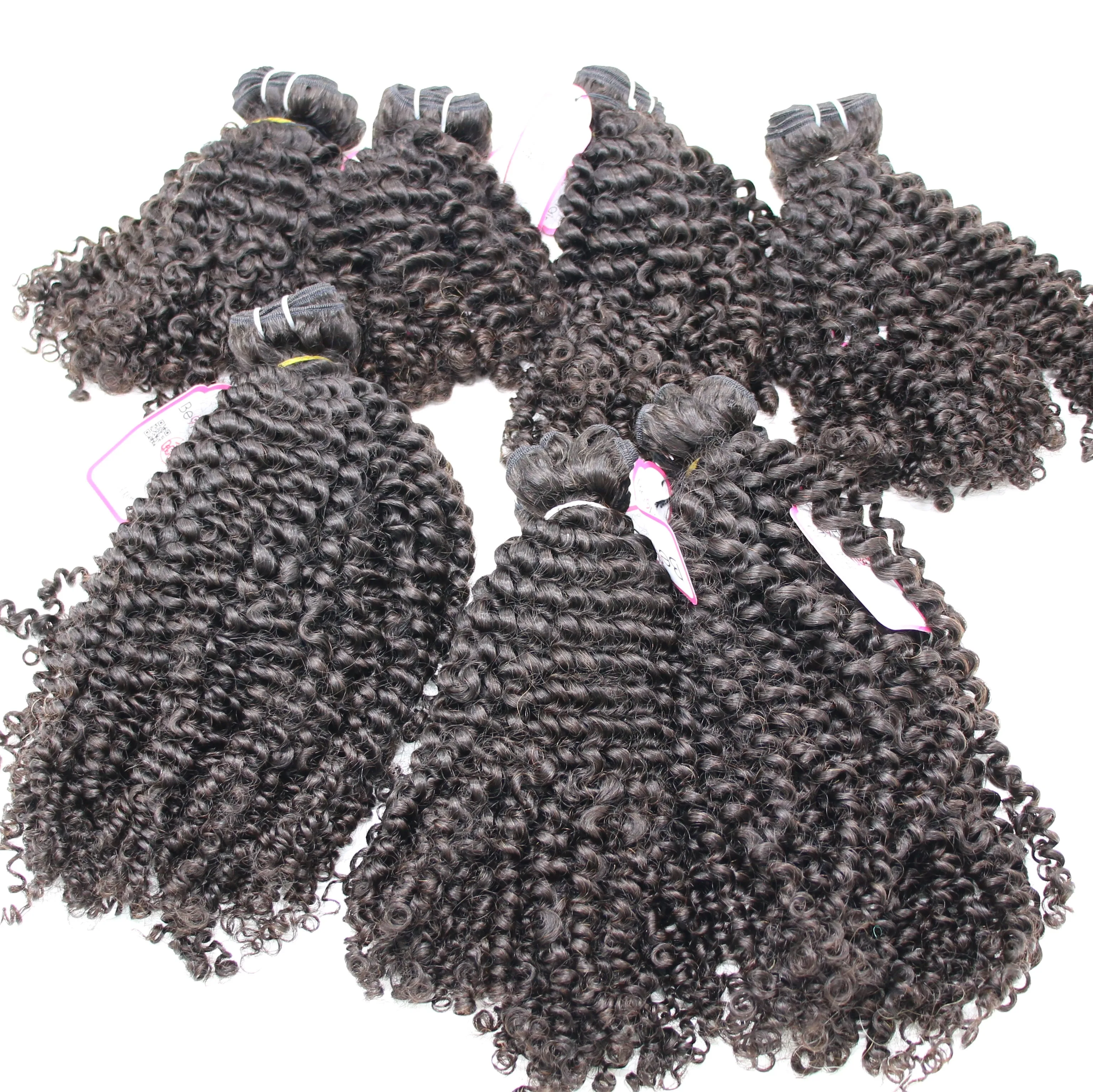 WHOLESALE Deep Curly Original Raw Burmese Wave Hair Natural Virgin Hair Extensions from Vietnam