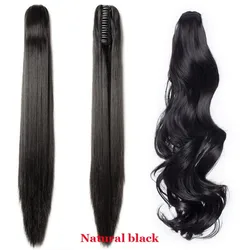 XuanRan Дешевые Необработанные индийские длинные человеческие волосы хвост Курчавые Кудрявые пучки удлинители заколка конский хвост косплей парик волосы