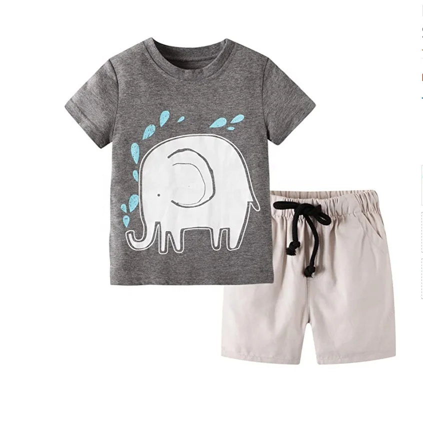 children summer printed clothes sets kids clothing sets New fashion trendy kids clothing sets