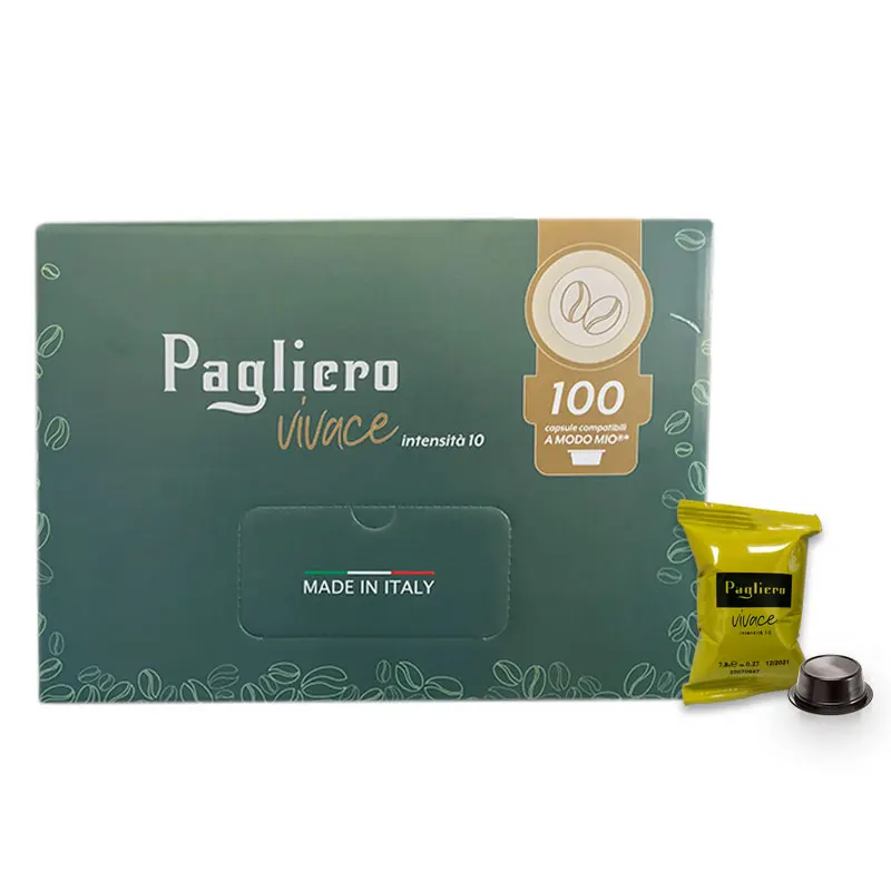 
Капсулы для кофе PAGLIERO - A Modo Mio-Vivace-упаковка из 100-коробка 1 