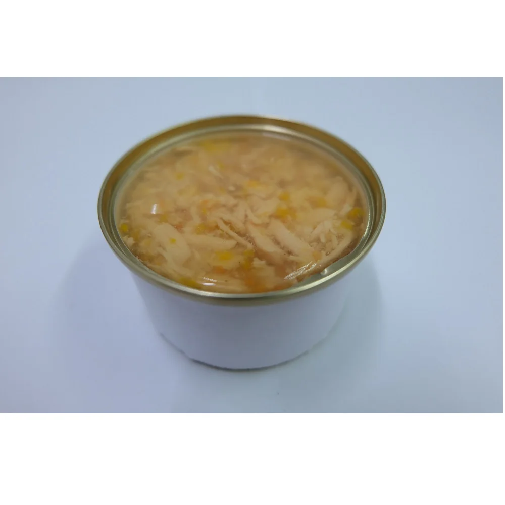 
Chicken meat Vitamins with Topping Ingredients Canned Cat Food Products For Healthy Skin and Coat 