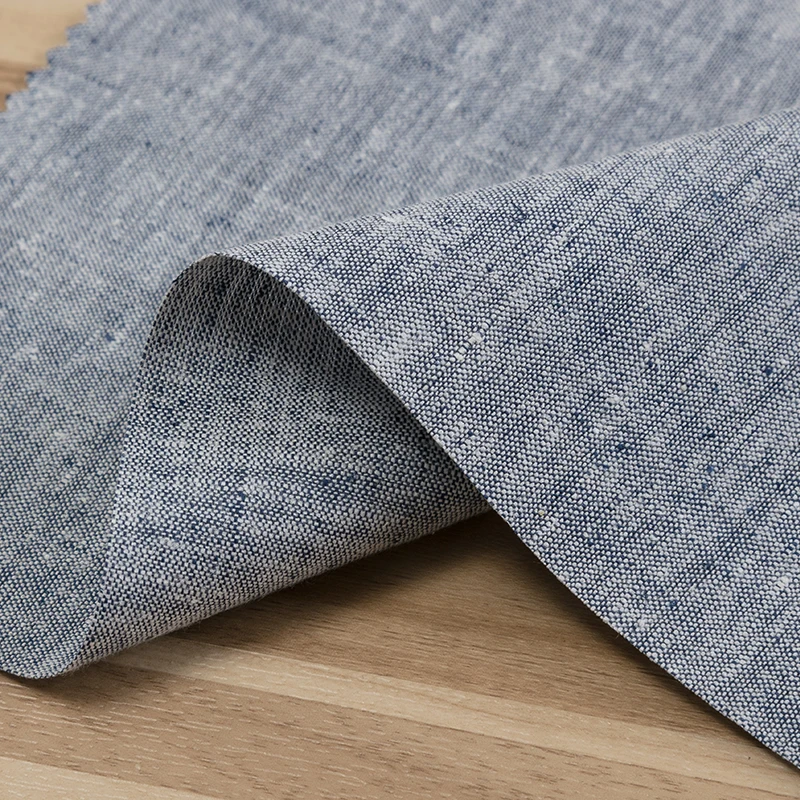 
Factory price woven 140gsm 53% hemp 42% organic cotton 5% spandex fabric 