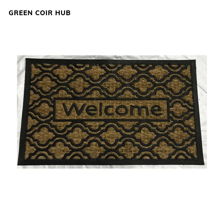 Solid Design Hot Selling Printed Oil Proof PVC Printing Plastic Floor Area Rugs Set Washable Door Mat