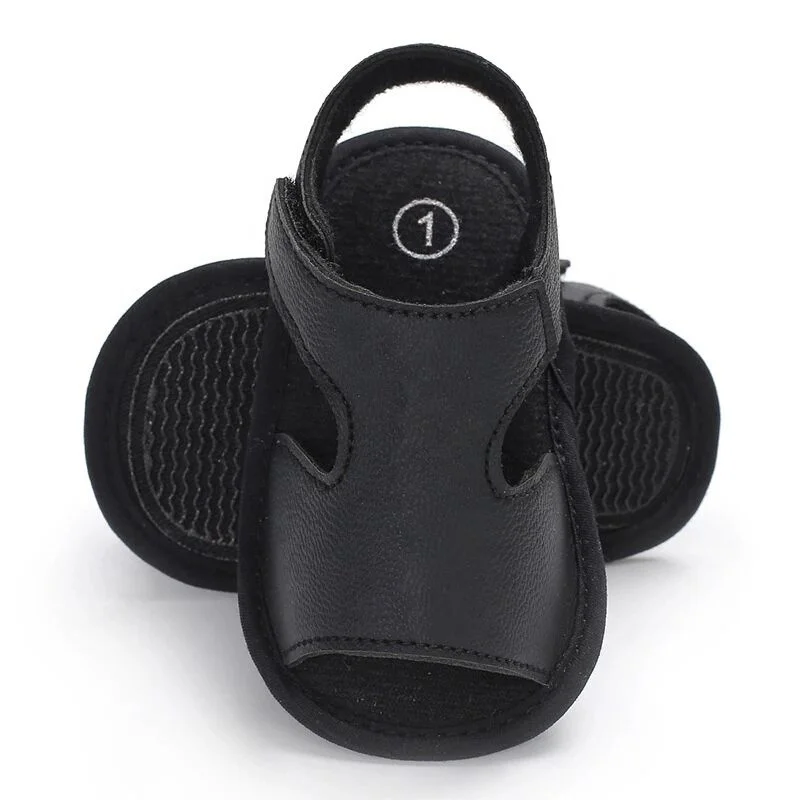 Soft Newborn Barefoot Infant Toddler Summer PU Baby Girl And Boy Sandals