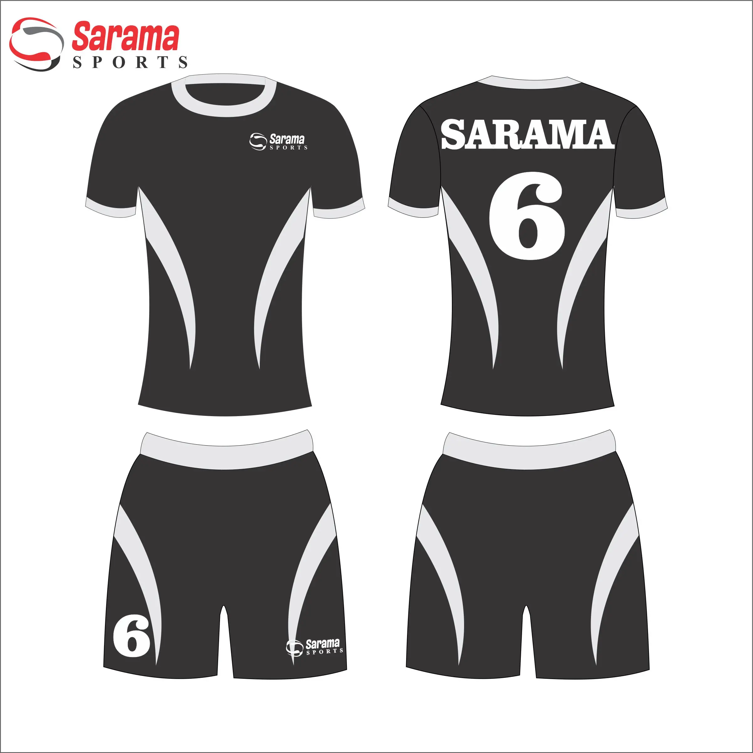 Football Jerseys Men Blank Soccer Jerseys Set Football Shirts Boys Soccer Uniforms Soccer Wear Wholesale Sublimation Plain Print