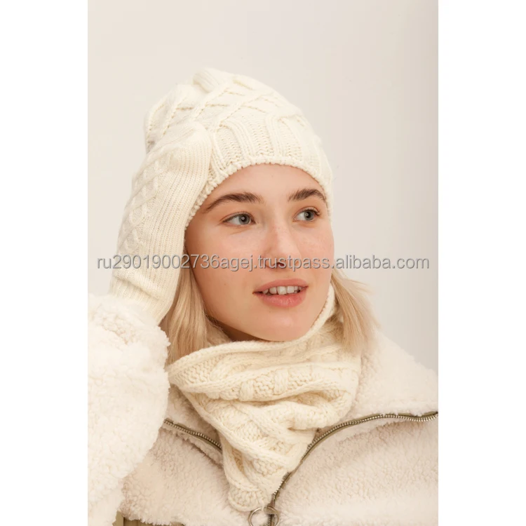 High quality knitted hats for winter the original Orenburg goat down knitting wholesale prices down wool hats