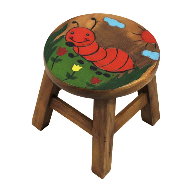Нетоксичный стул, цветной деревянный стул с животными B215 201, деревянный резной стул, муравьиный продукт из Таиланда