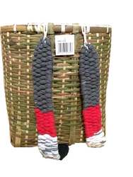 Back bamboo handmade basket  with sling back to buy food storage fruit for famers with Japan standard