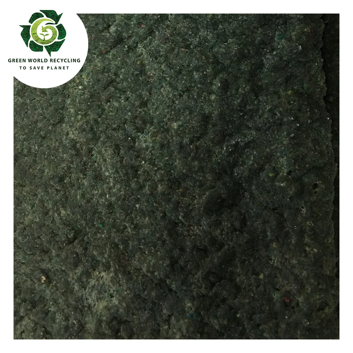  Dark Green Recycled Rubber Natural Color Condom Reclaimed From