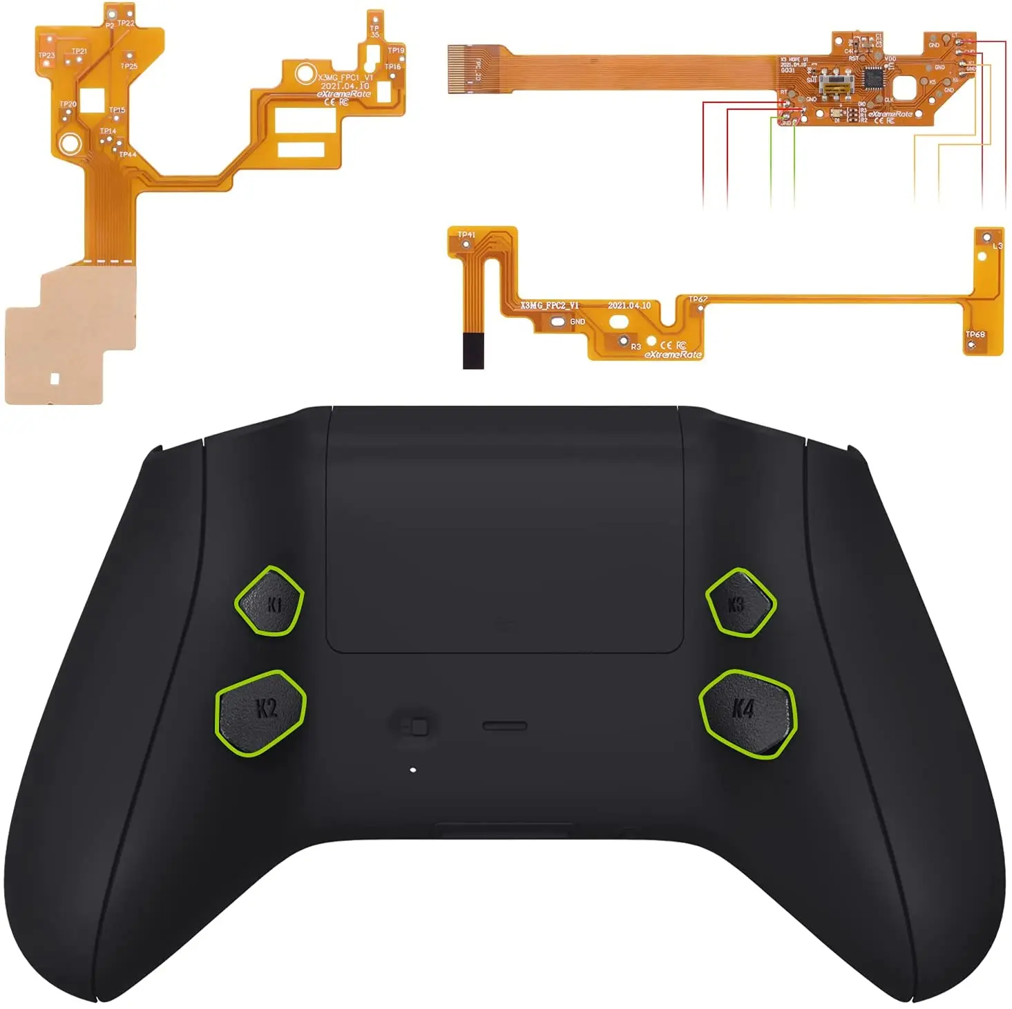 Консольный контроллер extreme erate ps5 беспроводной комплект remap кабель FPC