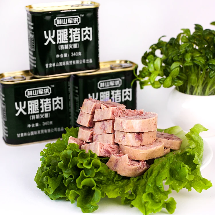 340g*48tins canned corned beef Beef luncheon meat canned halal food