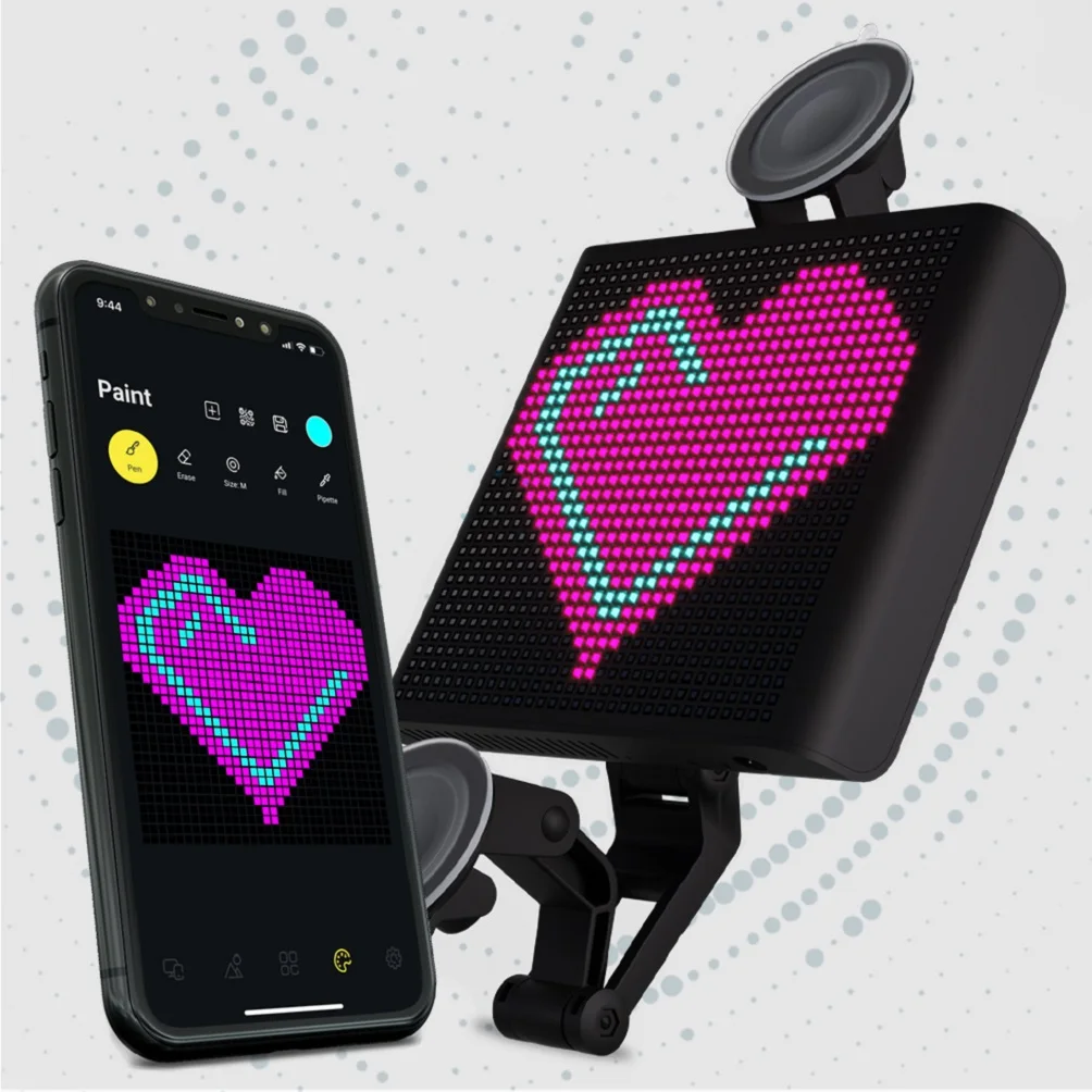 Branded  Smart And Simple Wireless Emoji Display Also A  Wireless control through the mobile Apps  Model Number mj1901 From USA