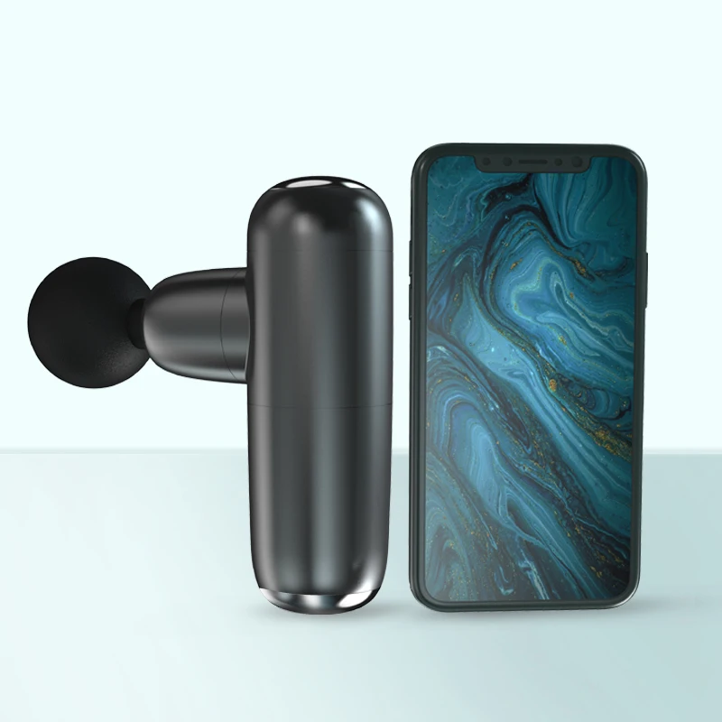 Mini Massage Gun 4 Massage Heads & 4 Levels, 3200r/min Quiet Brushless Motor, Deep Tissue Percussion Massage Gun for Athletes