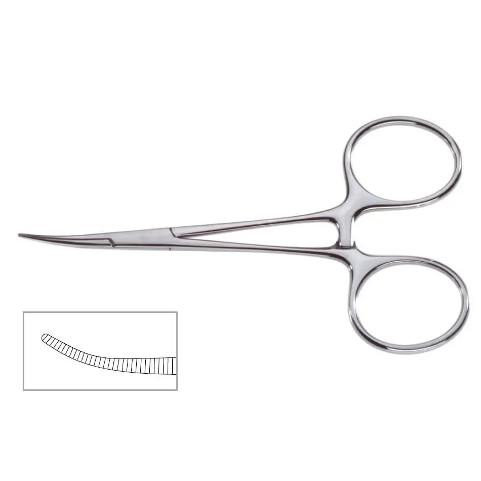 Halstead Mosquito Forceps, 5'(12.5cm), Curved