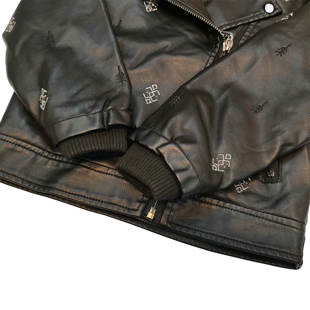 Baby Boys Leather Jacket Outerwear Kids Girls Coats Kids Leather Jackets Boys Casual Black Solid Coat For Children