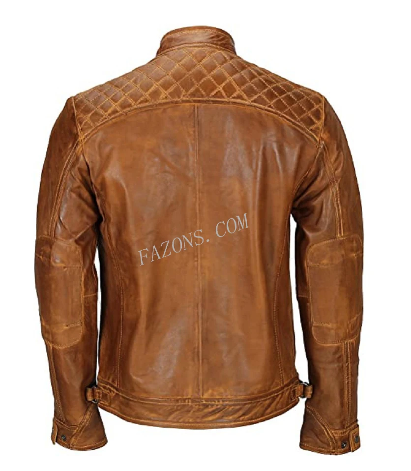 
Men Distressed Biker Leather Jacket Perfect Casual Bomber Racing Style Real Genuine Leather Motorcycle Fashion Jacket OEM 