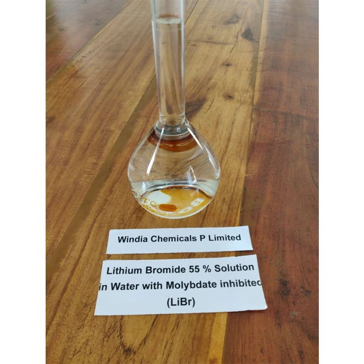 
Best Price Liquid Lithium Bromide 55% Solution with Molybdate Inhibited 
