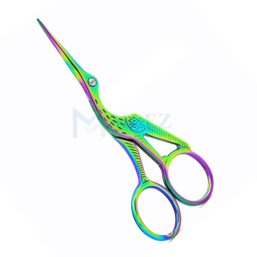 Wholesale Stork Embroidery Scissors And Cross Stitch Sewing Craft Bird Small Tool Scissor Beauty Instruments