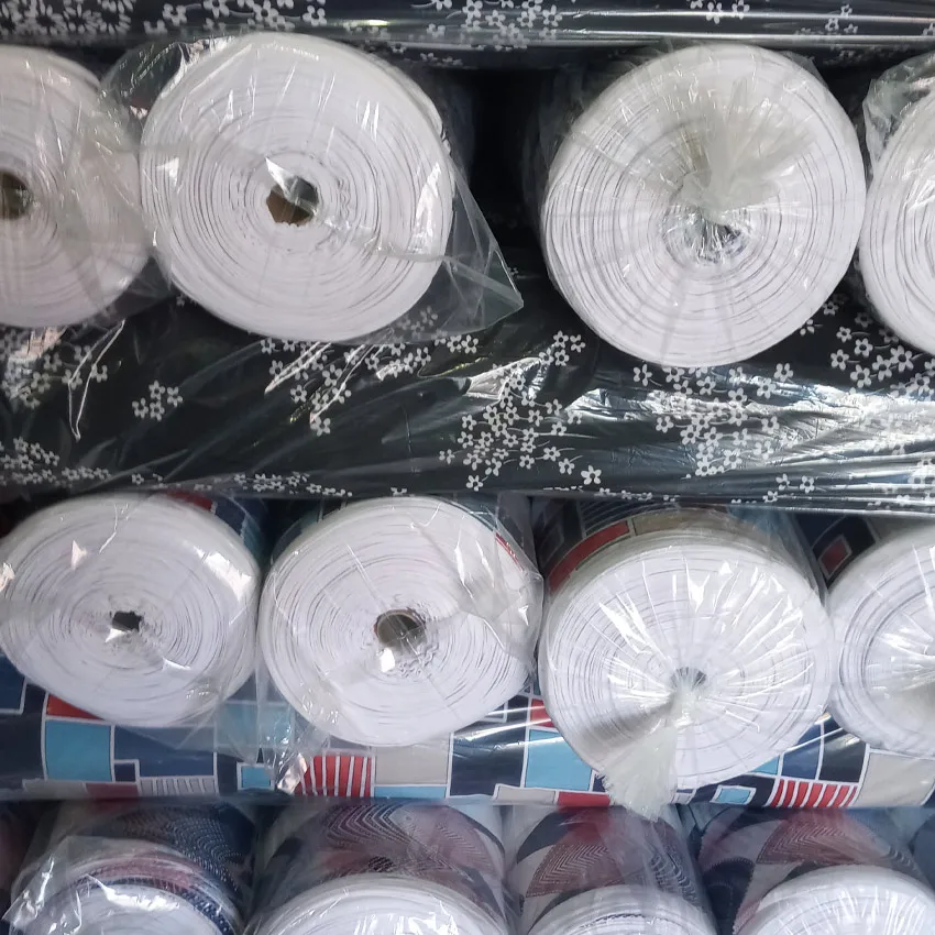 Made in Korea ITY Print Semi fresh custom Stock lot polyester fiber single spandex fabrics textiles various design