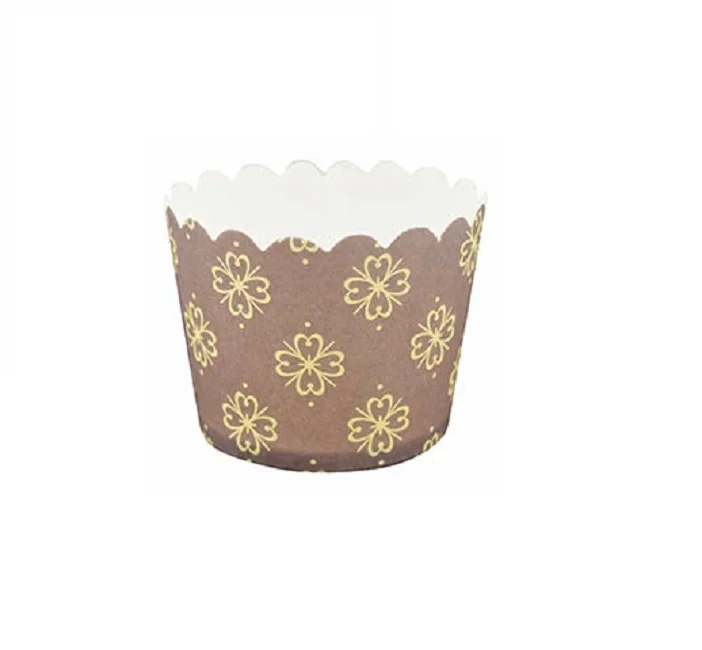 Printed Disposable Baking Paper Cup For Cake Bread Muffin Cups