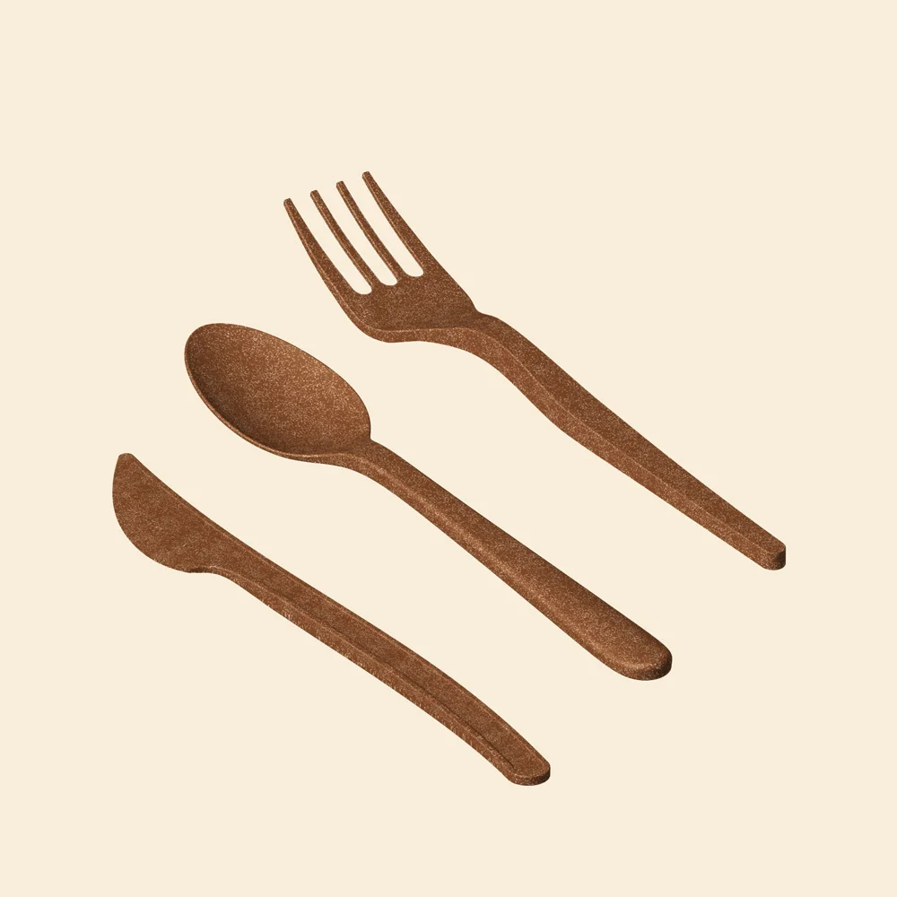 Cutlery sets made from eco-friendly material for kitchen use made in Vietnam 2021