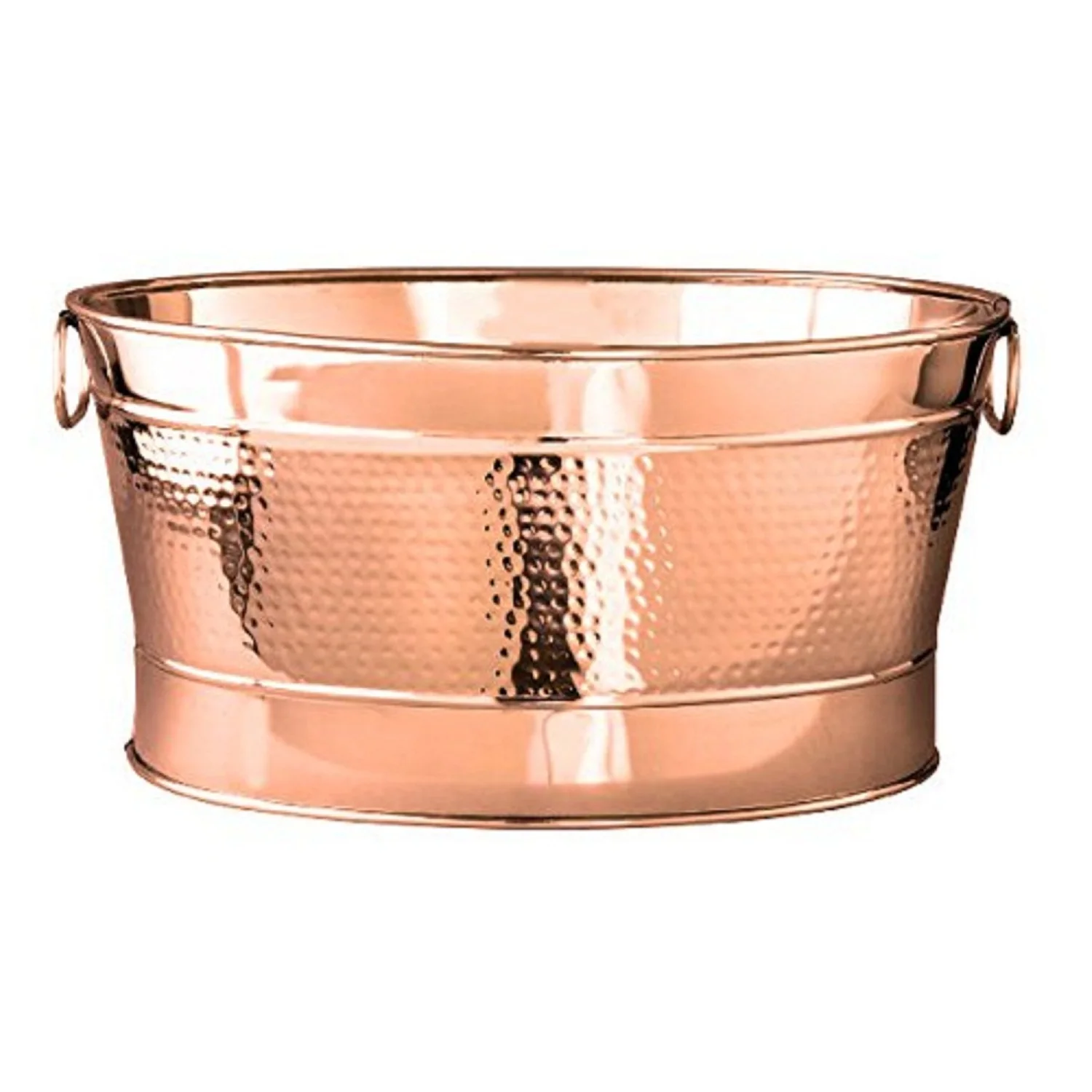 Hot Selling Copper Wine Bucket Bar And Wine Accessories 100% Pure Copper Beverage Tub Copper Wine Chiller Exporters India