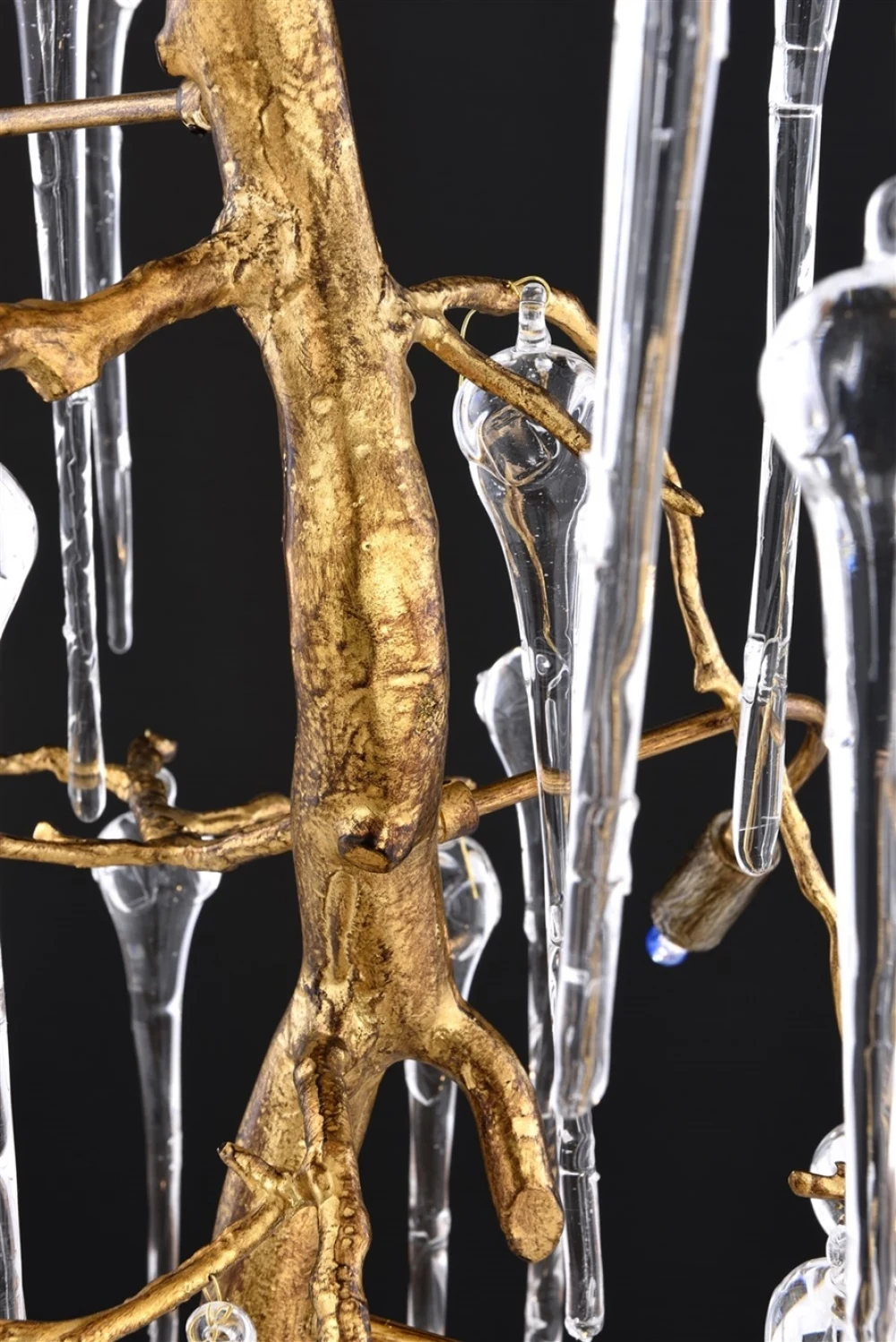 Yellow Painted Classical Chandelier AVONNI-AV-4168-18BSA for Alon, Lobby, Stairwell and similar places