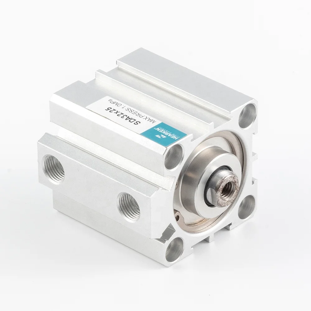 SDA series Short Stroke Thin Aluminum Compact Slim Standard Pneumatic Cylinders