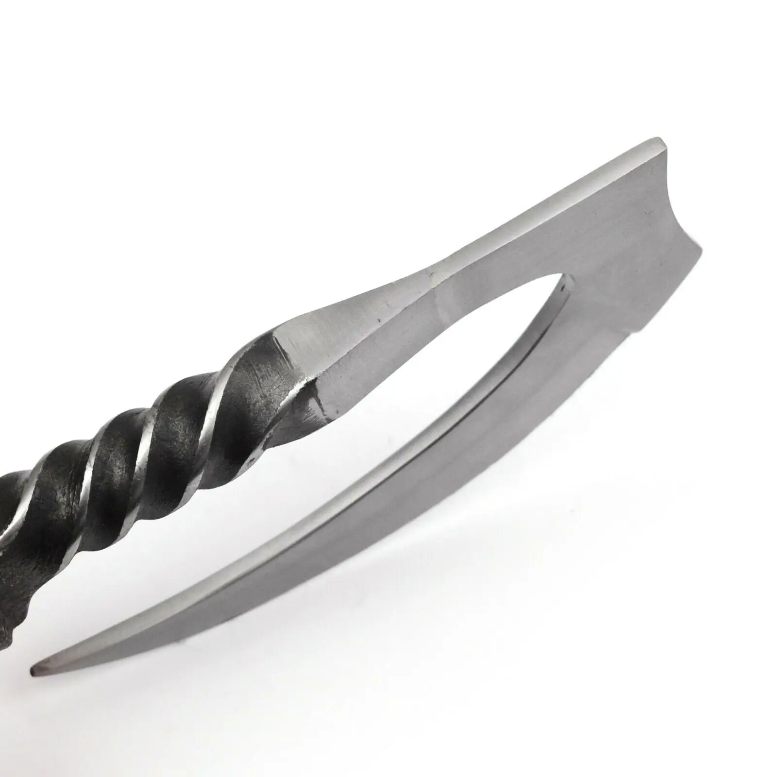 Beautiful Custom Handmade Rail Road Spike Hunting Camping Blank Blade Knife