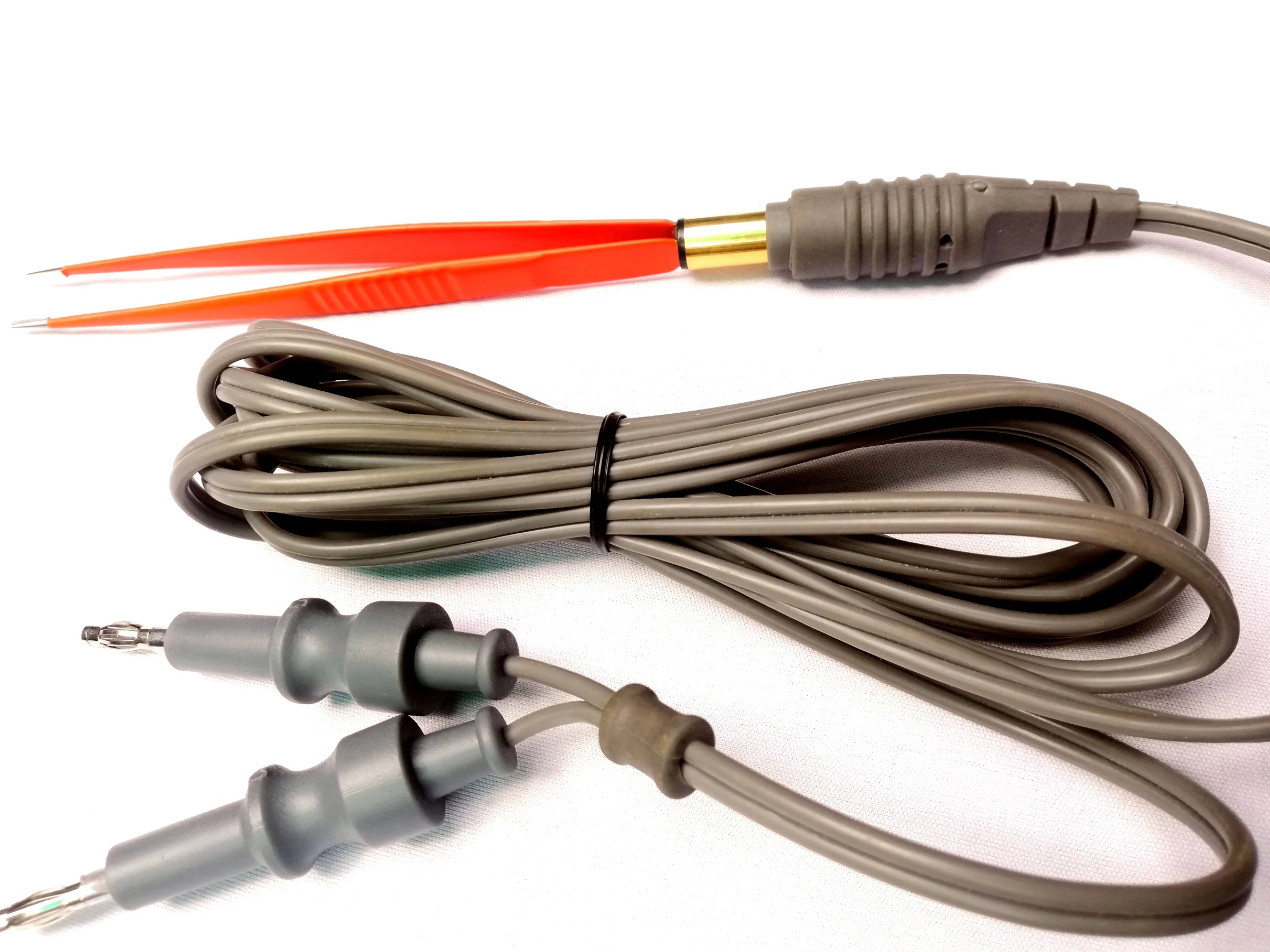  Bayonet Bipolar Forceps For Electro surgical Unit Or Diathermy With