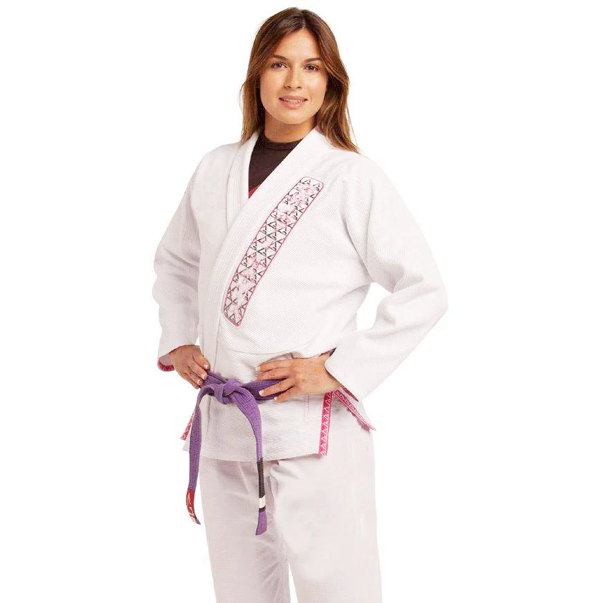 Высококачественные Женские кимоно с контрастными цветами bjj gi женские джиу-джитсу