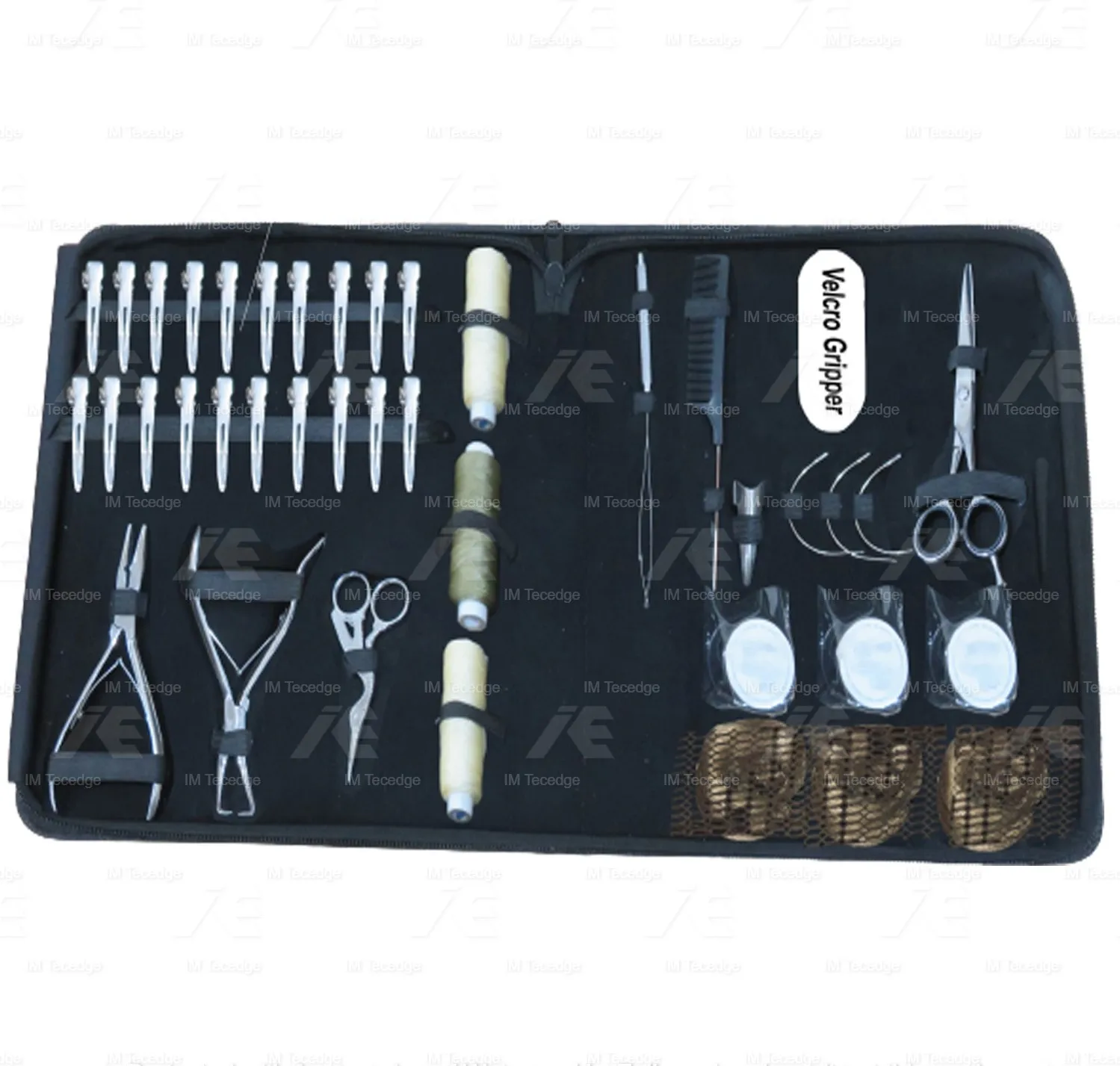 Online Customize Tools Store Sliver Finish Hair Extension Salon Tools Student Trainer Big kit  Gripper Micro Beads