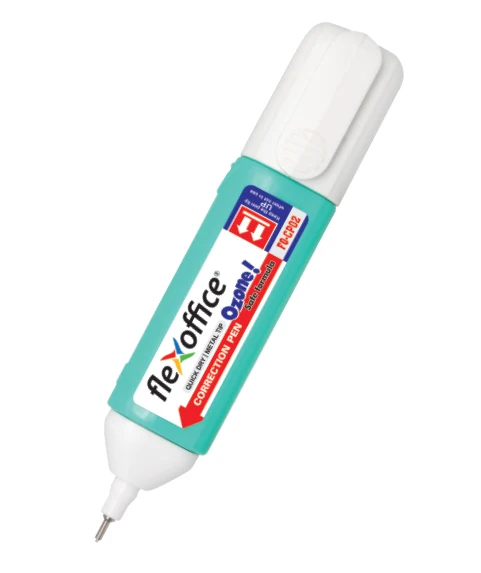 Correct Printed Written Mistakes Easy Squeeze Quick Drying Fluide Correction Pen FO-CP02