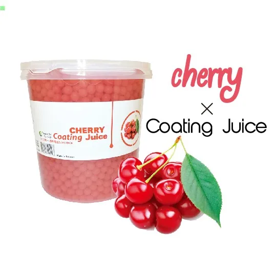 
Taiwan bubble tea Cherry coating juice boba 