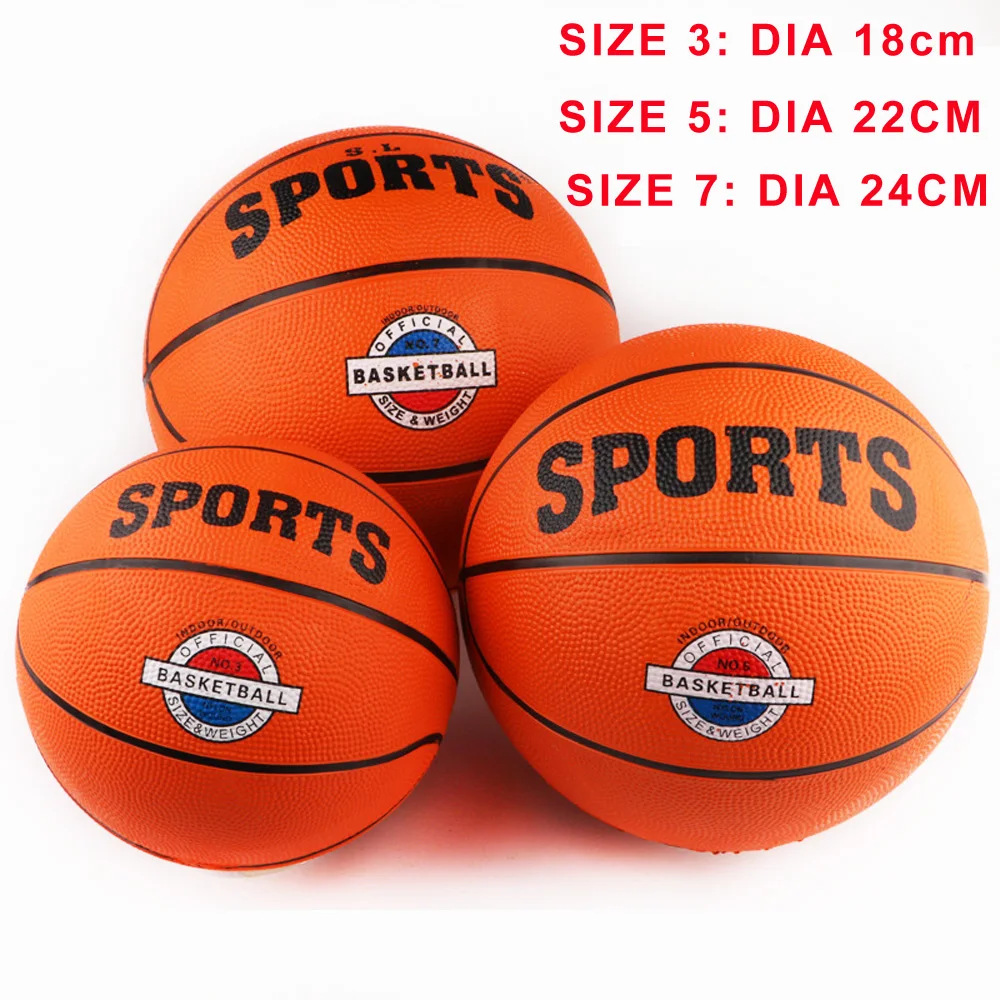 High Quality rubber Official Size 5 6 7 Basketball China, Custom Logo orange Basketball For Training