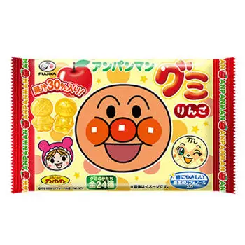 Anpanman gummy apple