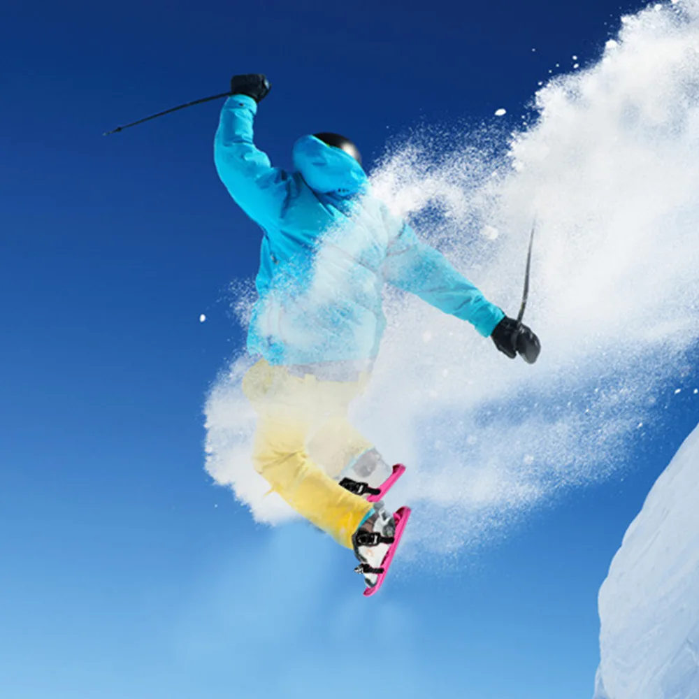 Mini Short Ski Skates for Snow, Skis for Winter Shoes | Short Snowskates Snowblades Skiboards | Sports & Outdoors