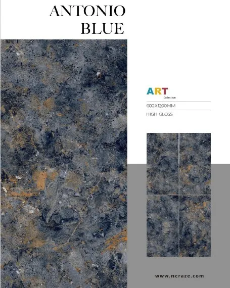 60X120CM High Glossy Surface Big Tile Digital Glazed Polished Porcelain tiles for both Walls and Floor Supermarket In Web Gris