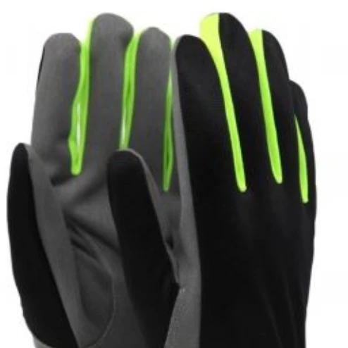 
Зимние перчатки из синтетической кожи Amara с черной трикотажной тканью, лучшее качество 