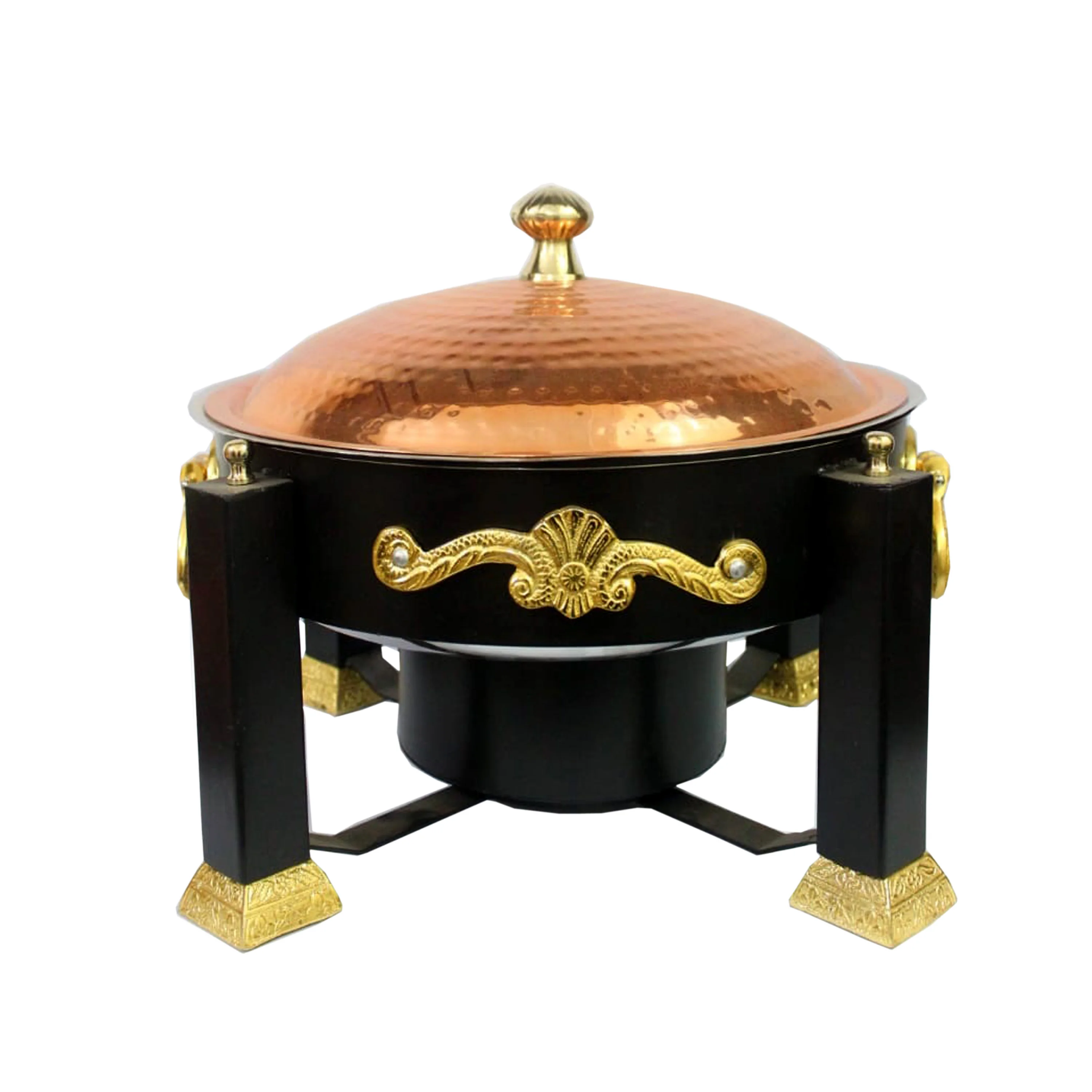  Подогреватель еды из нержавеющей стали блюдо для жарки с золотым покрытием банкетов отелей