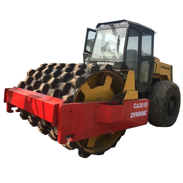 Дорожный каток DynapacCA301D по оптовой цене, низкие затраты на техническое обслуживание, 5450 мм x 2851 мм x 3395 мм