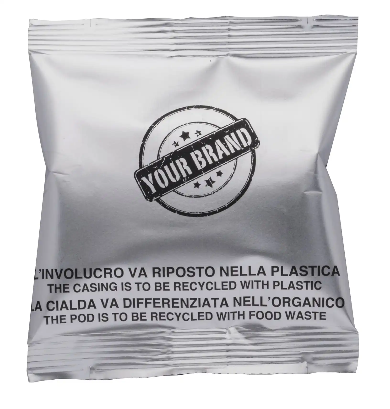 Private label high quality Robusta blend Italian ESE coffee pods 44 mm 150 pcs