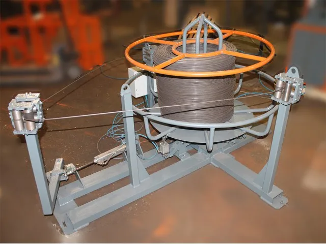 Automatic Uncoiler AU-1000 Wire Processing MACHINES FOR PROCESSING OF WIRE AND REBAR Wire Payoff Machine