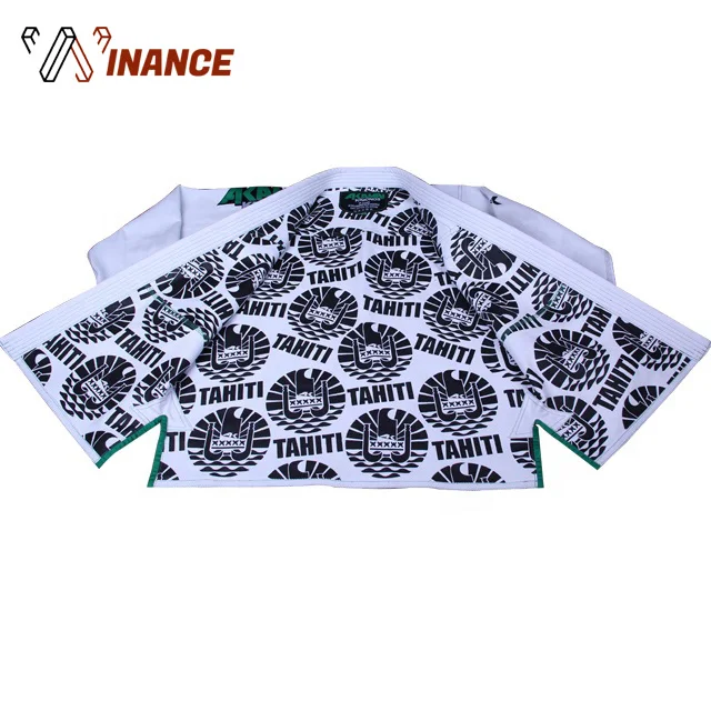 Wholesale custom bjj gi kimono brazilian jiu jitsu gi in 100% cotton pearl weave jiu jitsu uniform shoyoroll gi