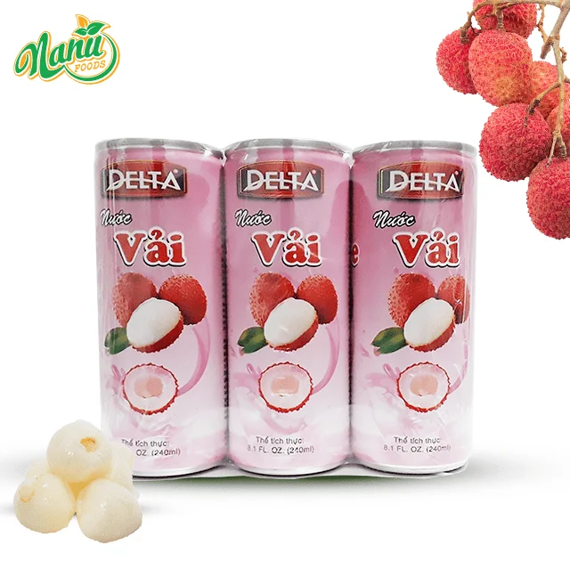  Tropical Lychee Juice Can Packing From