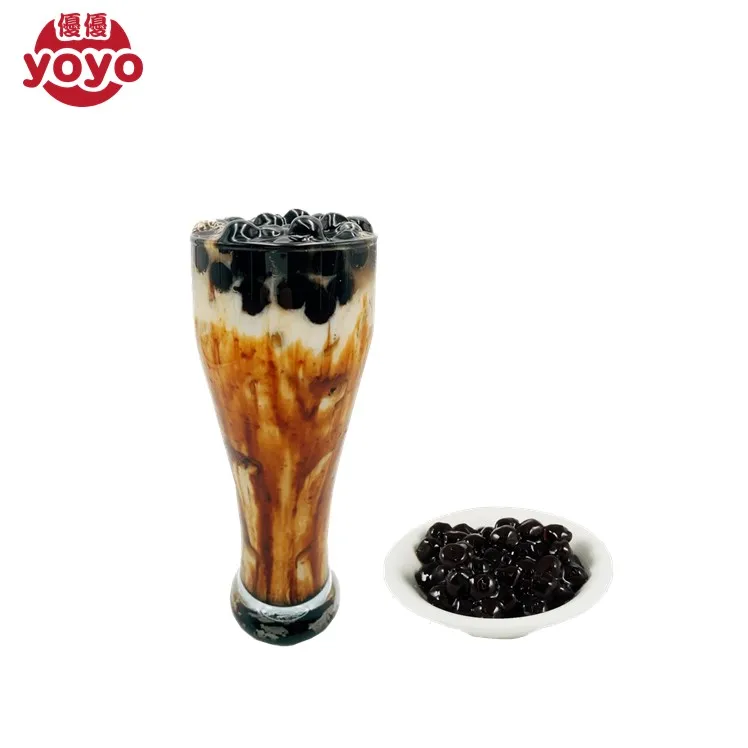  Оптовая продажа черные жемчужины Boba шарики Tapioca молочный