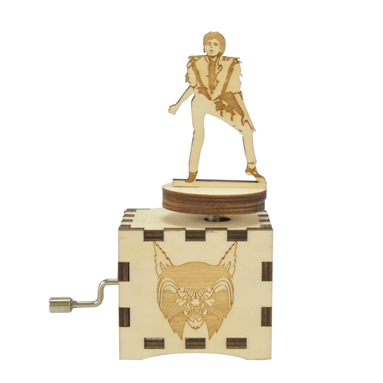 Wholesale Michael Jackson custom made hand crank various designs music box