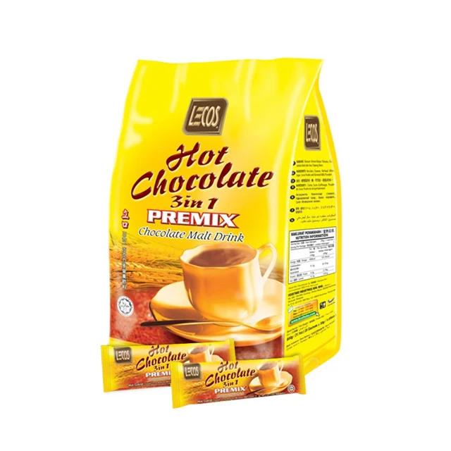 Лучший выбор, малайзийский вкус, Lecos, мгновенный солод, шоколад, 200 г, Горячий Шоколадный напиток, производитель горячего шоколада для бизнеса