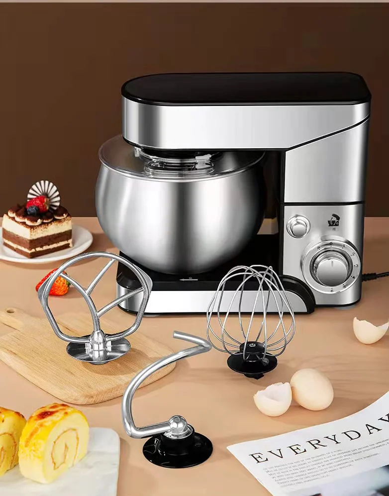 Stand Mixer, 6-Speed Tilt-Head Kitchen Mixer, Electric Food Mixer with Dough Hook/Wire Whip/Beater